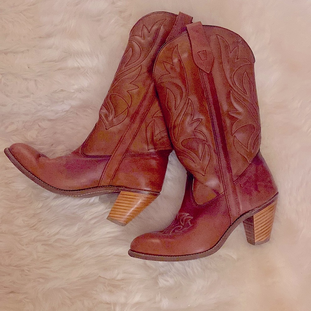 Capezio Leather Cowboy Boots
